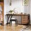 Bureau de coiffeuse 59 po à 3 tiroirs Kiyanni-1036105521
