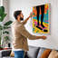 Standing in Colour Modern 1 Piece Wrapped Canvas Wall Art-2106620872-2106620878