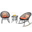 Chaise berçante d'extérieur avec coussins Baum-1227984766