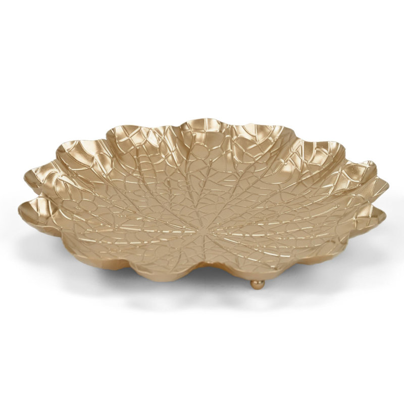 Plateau pour meuble-lavabo en métal doré 12 po