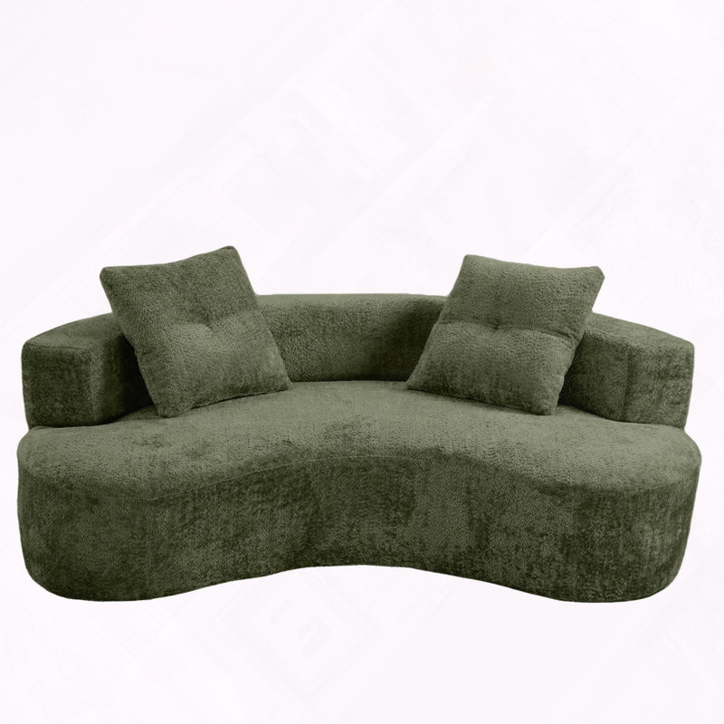 Coussins de salon rembourrés, Vert