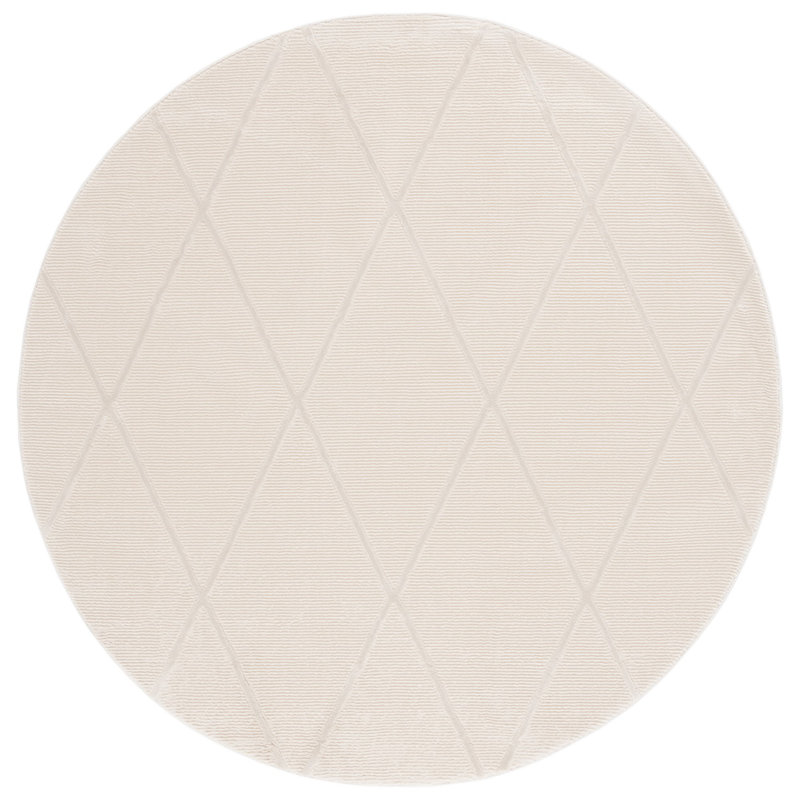 Moneque Performance Geometric Rug, Round 6'7"