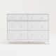 Moss 6 Drawer Double Dresser