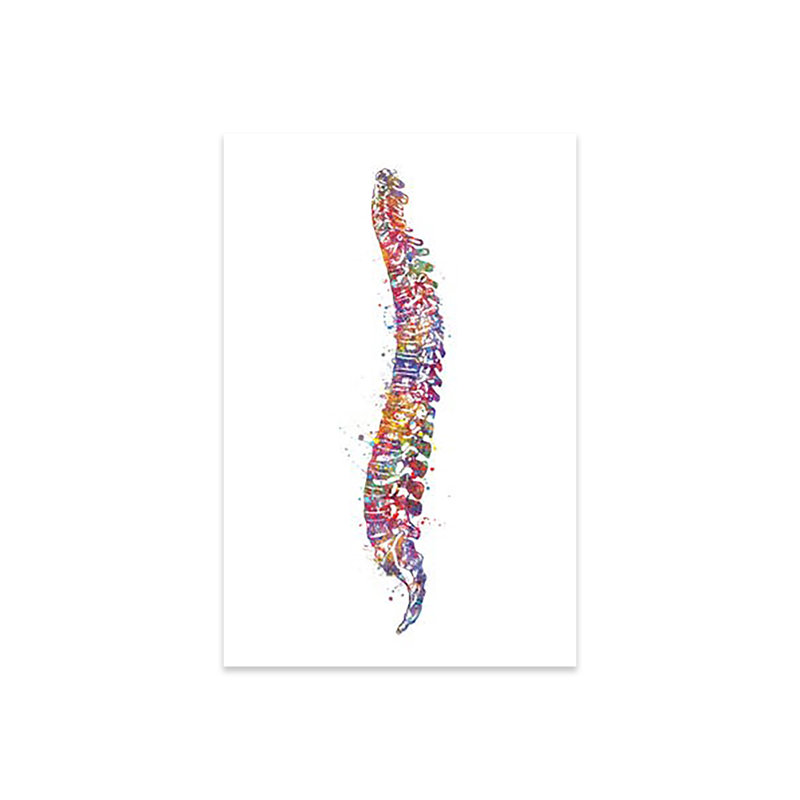 «Spinal Cord I», impression sur verre acrylique, H 24 po x l 16 po x P 0,25 po