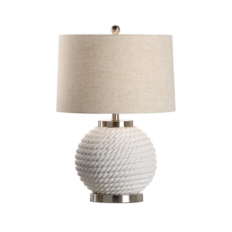 Lampe de table 24 po Coastal, Blanc glacé