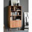 Bibliothèque moderne et simple en bois massif-136165594