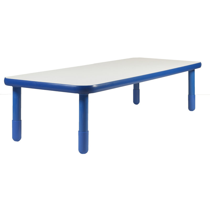 BASELINE 72" x 30" Rectangular Table, 18" H x 30" L x 72" W, Royal Blue