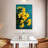 Harnek Daffodils On Teal-108505606
