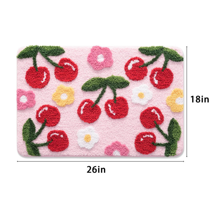 Non-Slip Bath Mat, Pink