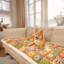  Coussin de siège en coton 27,6 po x 70,9 po Garden Chic-1744020789