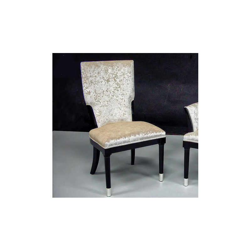 Upholstered Side Chair in Beige