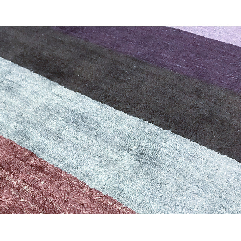 Striped Area Rug in Multicolor