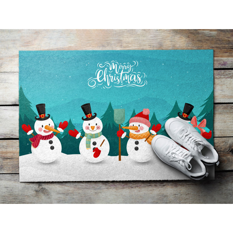 Non-Slip Christmas Outdoor Doormat
