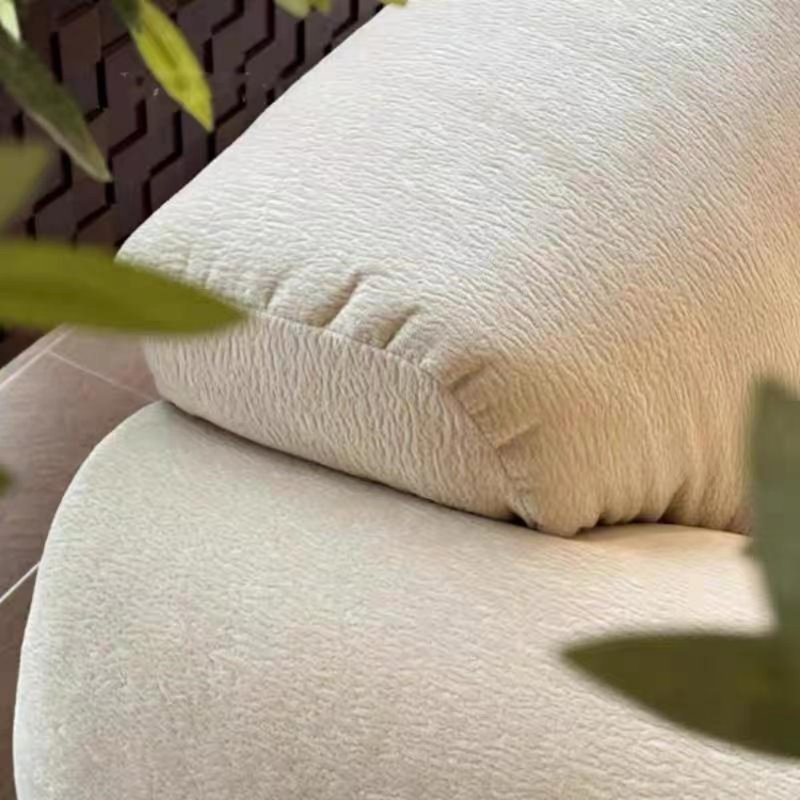Canapé droit crème de style minimaliste