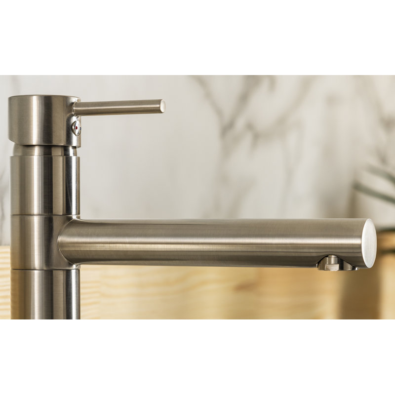 Abode Tower Single Lever Mixertap, Brushed Nickel