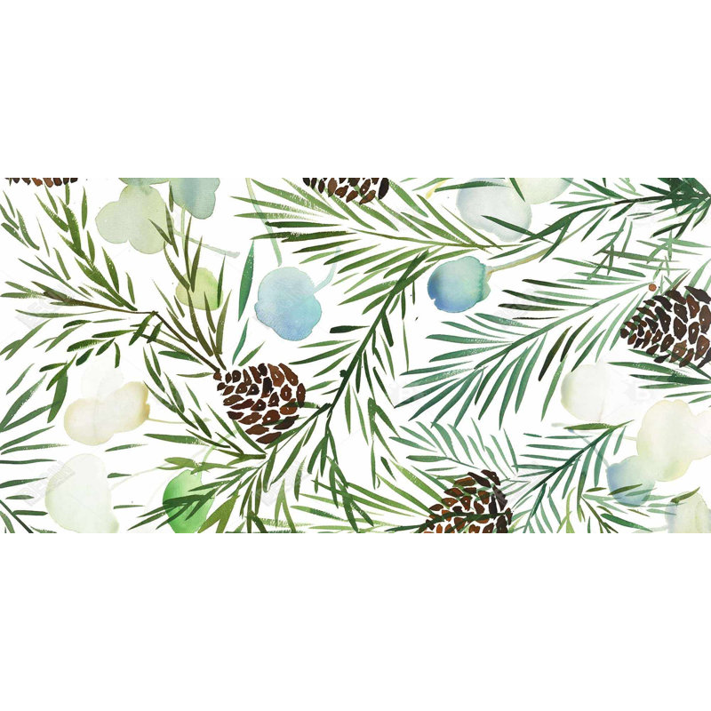 Pine cone pattern - 15.75"x31.50" Desk mat