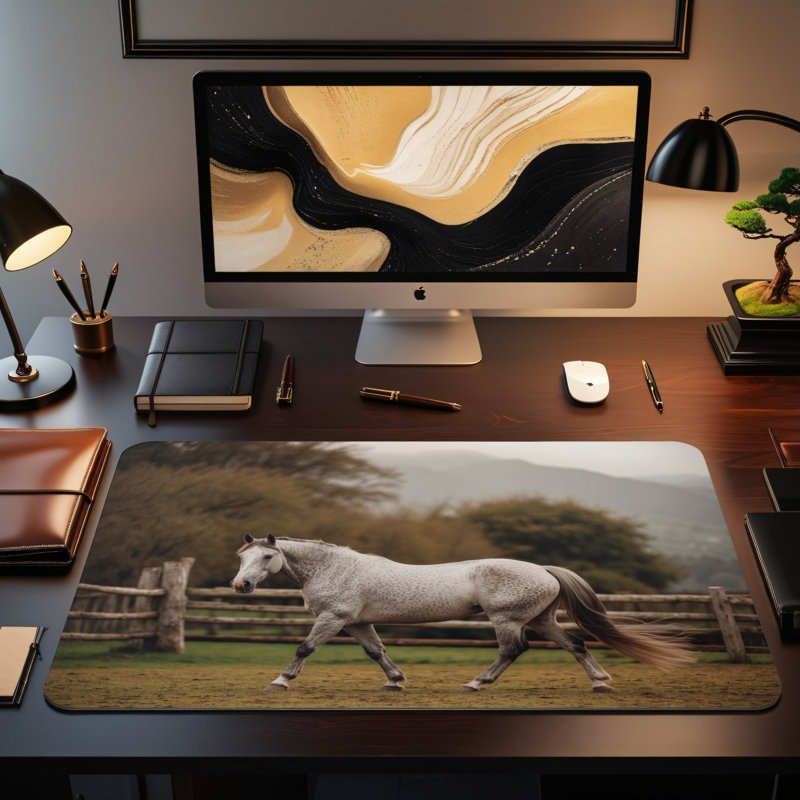 Polyester Desk Pad, 31.5x15.5