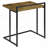 Snack Table with Extra-Wide Silhouette and U-Shape Base