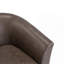 Fauteuil demi-tonneau pivotant en similicuir-1073659217