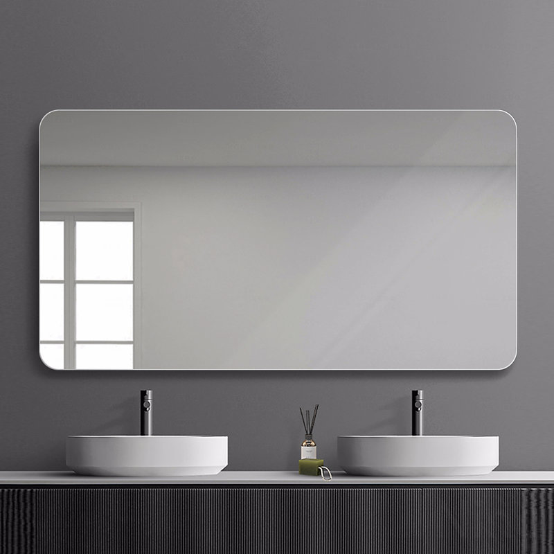 Miroir d'appoint de salle de bain, miroir mural pour salle de bain anti-buée