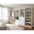 White Freestanding Walk in Wood Closet System
