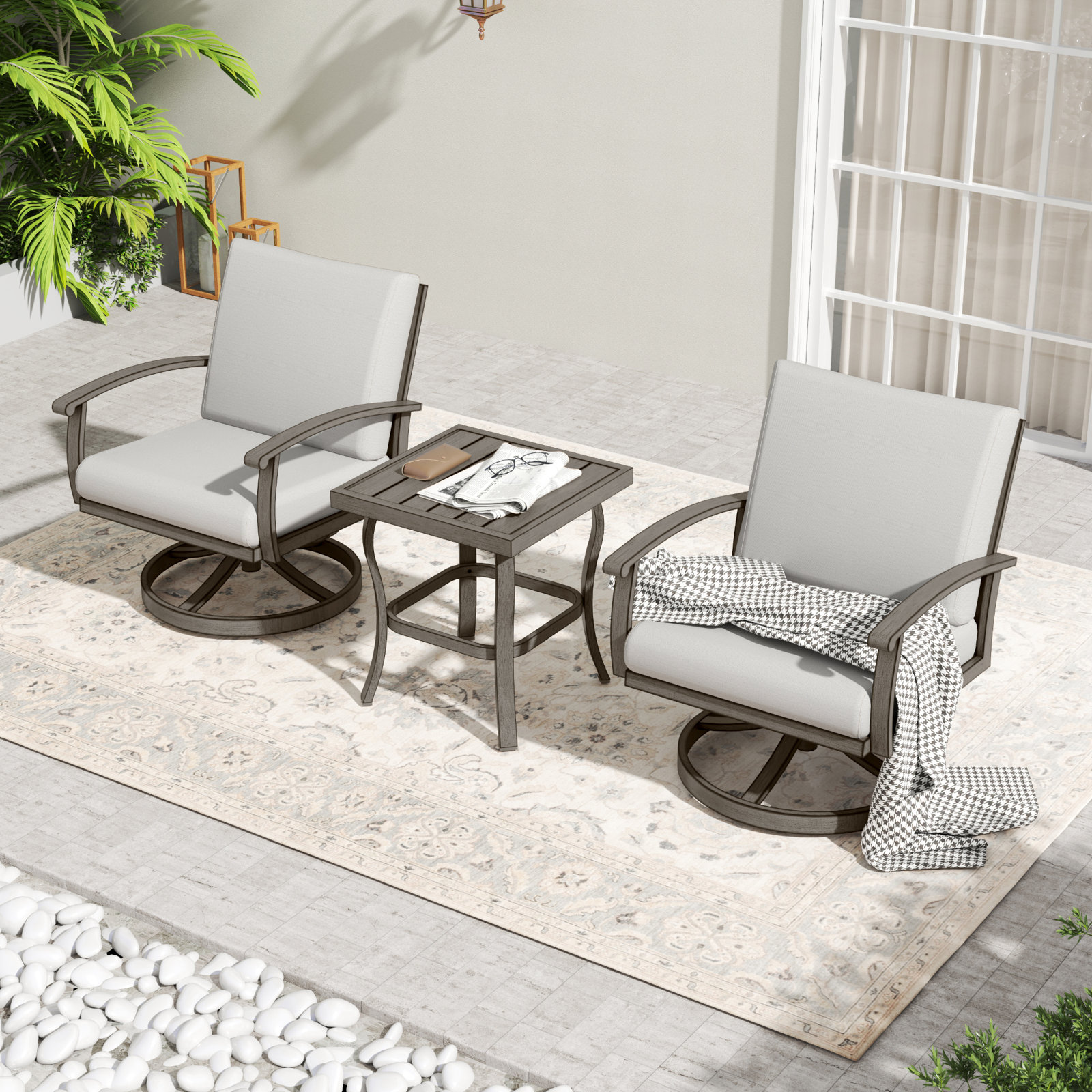 Leigh 2 - Person Patio Conversation Set