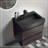 Bathroom Vanity with Sink, Large Storage Wall Mounted Floating Bathroom Vanity