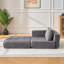 2 Seater Corduroy Sofa-2083213537
