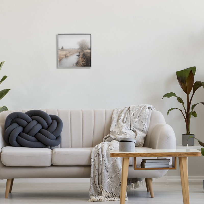 Photographie de Quiet Stream, H 12 po x l 12 po x P 1,5 po, Estampe numérique Farmhouse