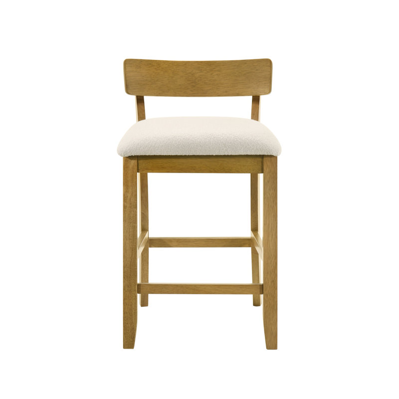 Tabouret de bar à hauteur de comptoir Merie, Tabouret de comptoir (siège d'une hauteur de 26 p, 1, Amber Glow