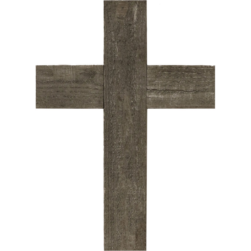Décoration murale rétro style maison de campagne, H 20 po x l 14 po x P 0,75 po, Gris récupéré