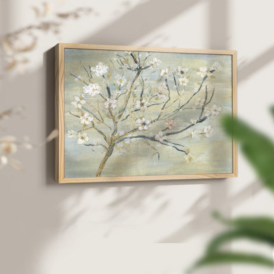 «Blossoms & Spring Rain», impression encadrée