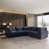 Dark Blue Chenille