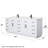 Beckett TK 84'' Double Bathroom Vanity with Cultured Marble Top-98261431-98261428-98261426