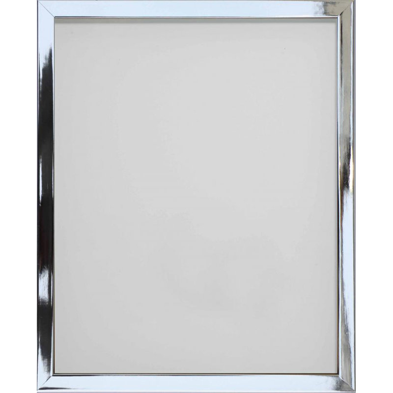 Aveyah Wood Picture Frame, Chrome, 5cm x 5cm