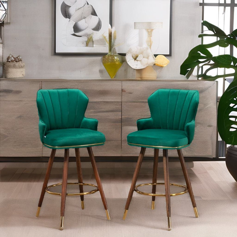 Tabouret de bar 28 po Mad Incroyable, Vert