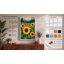 Sunflowers and Mountains Botanical - Wrapped Canvas-1780193485-1780193486
