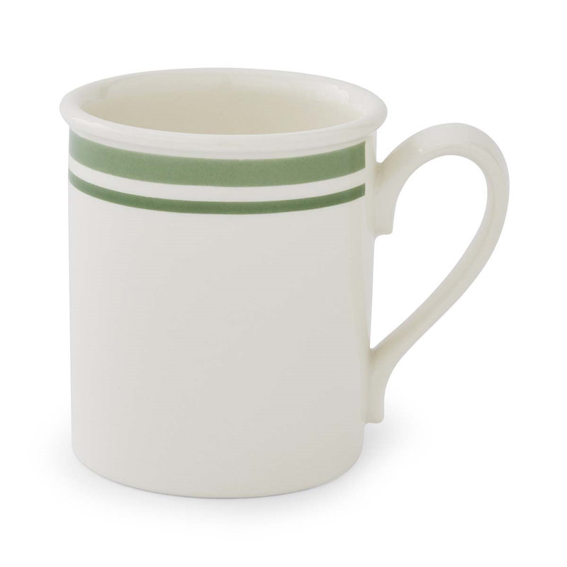 Portmeirion, Potter's Stripe - Breakfast Mugs, Green