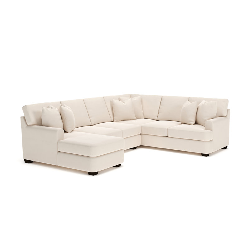 Emilio Upholstered Sectional, Left Hand Facing, Canvas Sunbrella® Canvas