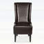 Fauteuil d'appoint à haut dossier, conception à oreilles confortable-456577060