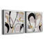 «Rumble Golden I», ensemble de 2 impressions sur toile encadrées-1990074157-1990074156