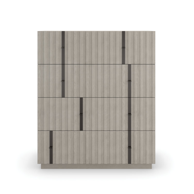 Clancy 4 - Drawer Solid Wood Dresser