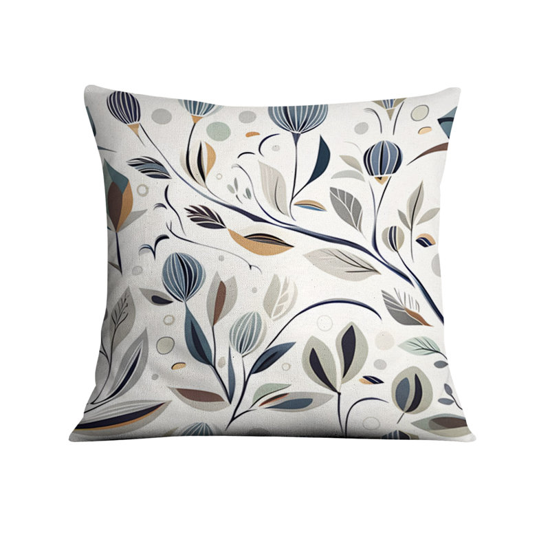 Coussin décoratif, Housse de coussin seulement - sans coussin, H 16 po x l 16 po