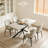 55.11"-70.86"Retro Rectangular Stretch Dining Table-985527823