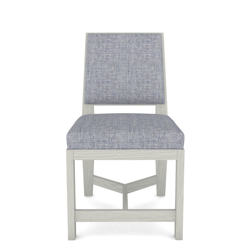 Thom Filicia Home Upholstered Back Side Chair, Bennett Carolina, Casa Blanca
