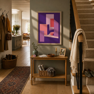 Geometric Chambers Minimalist - Framed Print