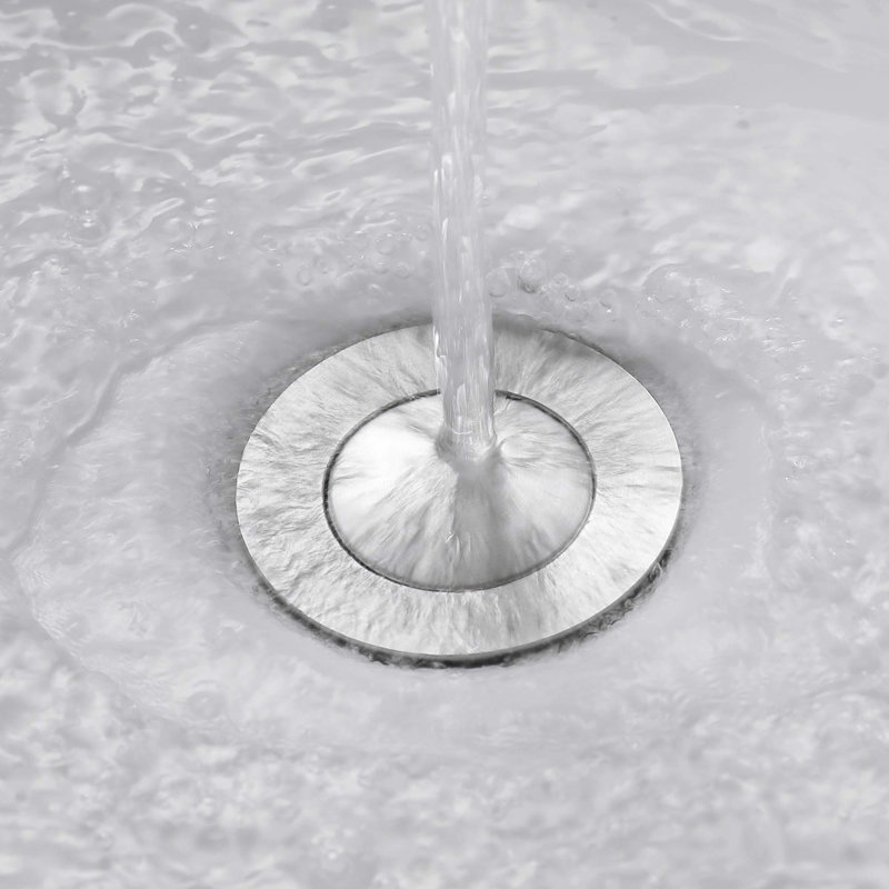 Drain d'évier de cuisine Pop-Up, Nickel brossé