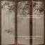 Cloison pliante en bois de pin rustique chic