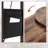 Rotating Side Table 360° Free Rotating End Table With Charging Station 2-Tier Hidden Couch Side Table
