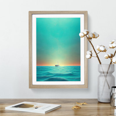 Boat Awaiting Sunrise - Wall Art